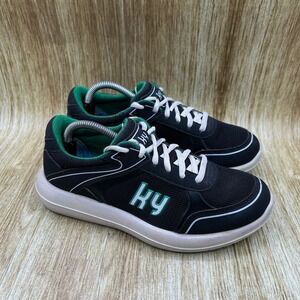 Kybun Kybunpark Sneakers Women's 6.5 EU 37 Black Green Swiss Air-Cushion Sole